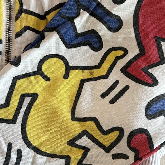 Alice + Olivia x Keith Haring Barron Cropped Hoodie FADING - Picture 11 of 11